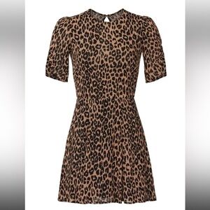 Leopard print reformation dress